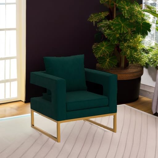 Roundhill Furniture Lenola Upholstered Accent Arm Chair - Image 5