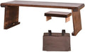 Couch End Table Wooden Floor Table by Unknown