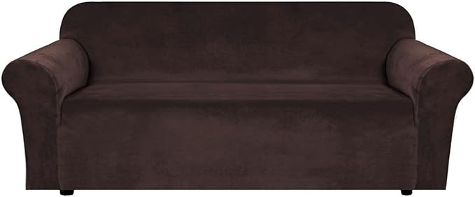 H.VERSAILTEX Stretch Velvet Sofa Covers Large Couch Covers Sofa Slipcovers by HVERSAILTEX