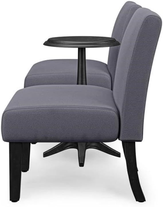 BOWERY HILL 3-Piece Accent Table and Chair Set, MDF and Birch Wood, - Image 4