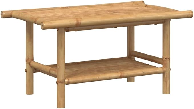Modern Bamboo Coffee Table - Image 3