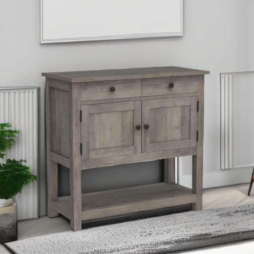 HOSTACK Farmhouse Console Table - Image 6