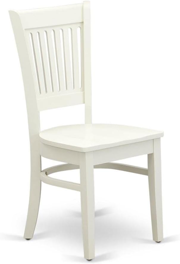 East West Furniture VAC-LWH-W Vancouver Dining Chairs - Image 4