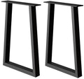 Metal Table Legs 28 inch, Heavy Duty DIY Industrial Desk Furniture Legs Set of by ITeeLas