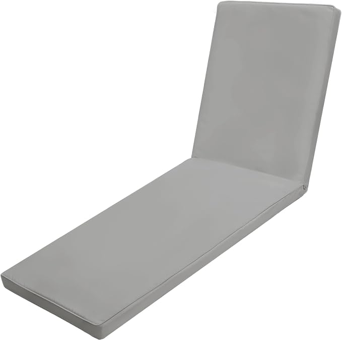 Outdoor Chaise Lounge Cushions for Patio, Lounge Chair Cushions, Waterproof by Iheqard