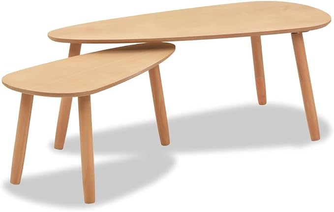Scandinavian Coffee Table Set - Image 2