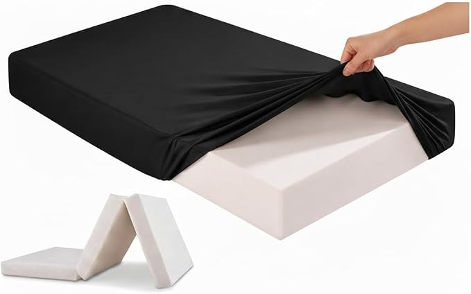 Stretchy Full Size Fitted Sheet by ABSENK
