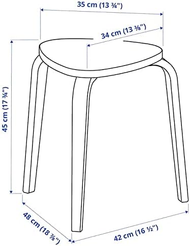 IKEA Stackable/ Triangular-Shaped/3-Legged Stool - Image 3