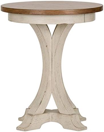 Liberty Furniture Industries Farmhouse Reimagined Round Chair Side Table - Image 7