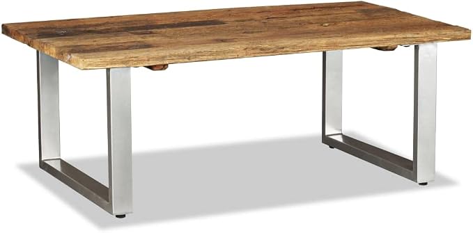 Coffee Table Solid Reclaimed Wood 39.4"x23.6"x15", End Tables, Living Table by WENYUFURN
