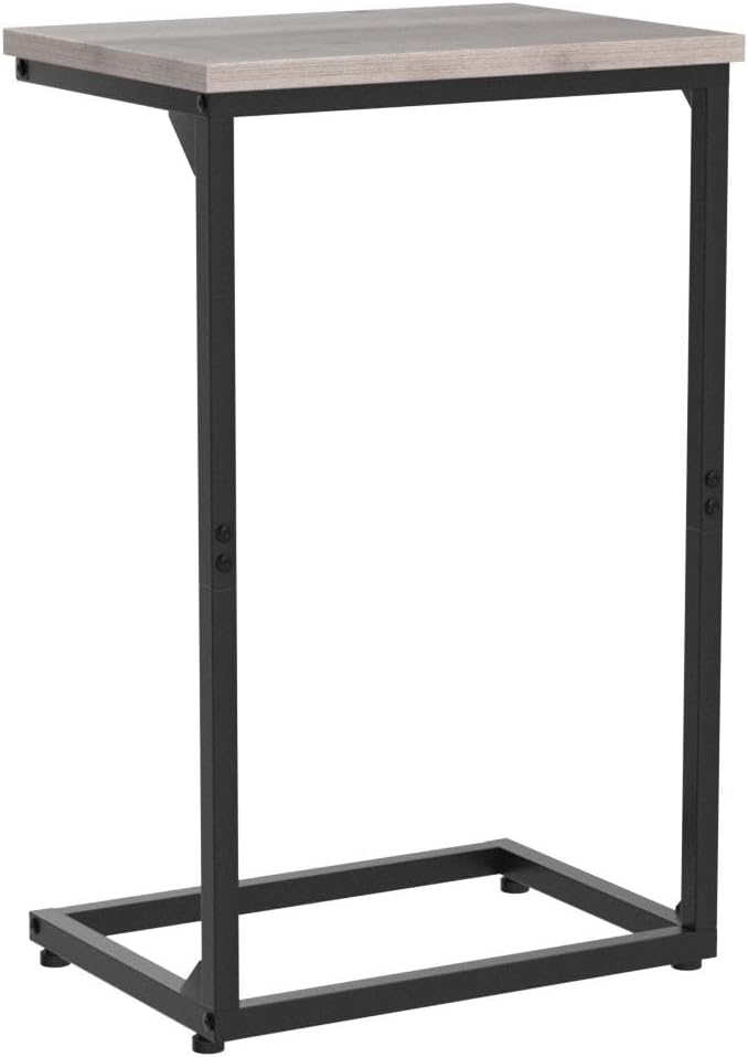 AMHANCIBLE C Shaped End Tables Set of 2, Couch Side Tables that Slide Under Sofa - Image 4