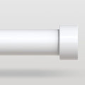 VOIIY White Curtain Rods for Windows 48 to 84 Inch, Size:36-88 Inch by VOIIYCurtainRods
