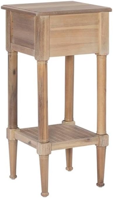 Home Square Wood Accent Starfish Coastal Side Table in Natural - Image 8