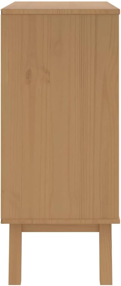 Scandinavian Drawer Cabinet in White and Brown - Image 8