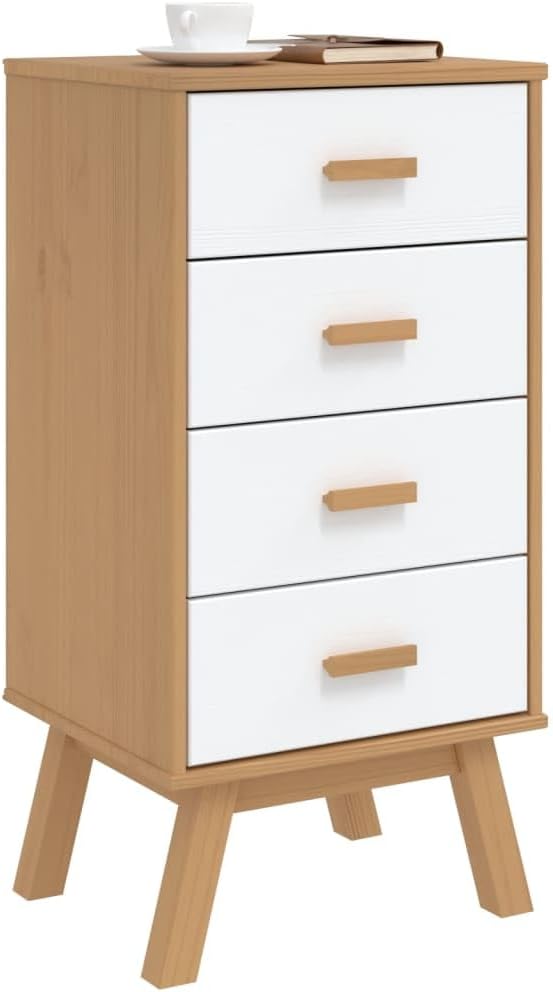 Scandinavian Style Bedside Cabinet - Image 4