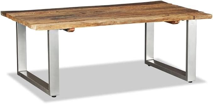 Coffee Table Solid Reclaimed Wood 39.4"x23.6"x15", End Tables, Living Table - Image 3