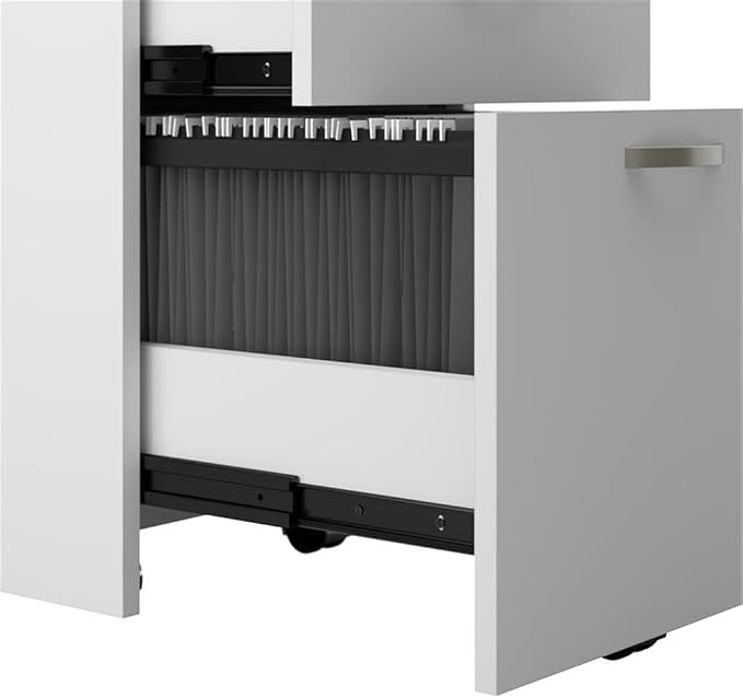 Bush Business Furniture Office in an Hour 65W L Shaped Cubicle Desk - Image 10