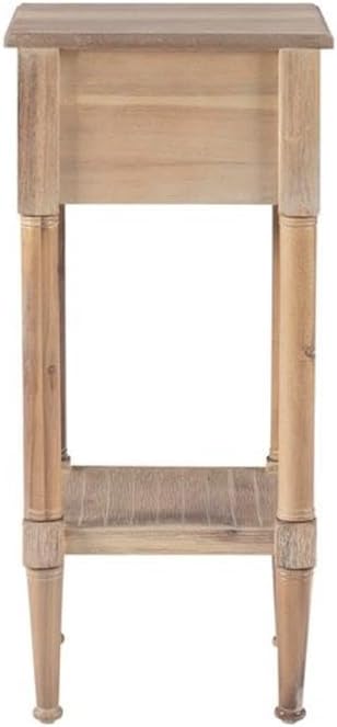 Home Square Wood Accent Starfish Coastal Side Table in Natural - Image 9