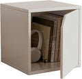 Versatile wooden storage cabinet, space-saving modular organizer by Unknown