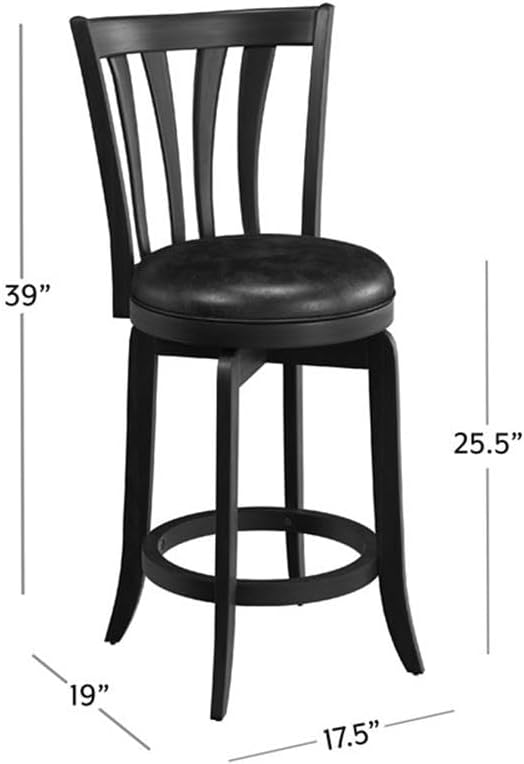 Hillsdale Savana Wood Kitchen Counter Height Stool, 29.5" High - Image 3