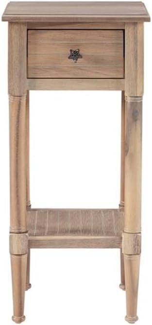 Linon Styers Wood Accent Starfish Coastal Side Table in Natural - Image 5