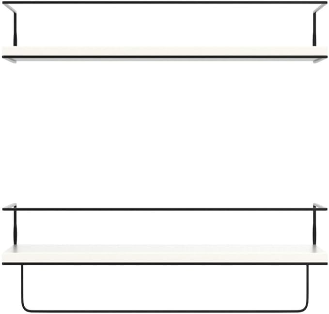 Shario White Floating Shelves - Image 5