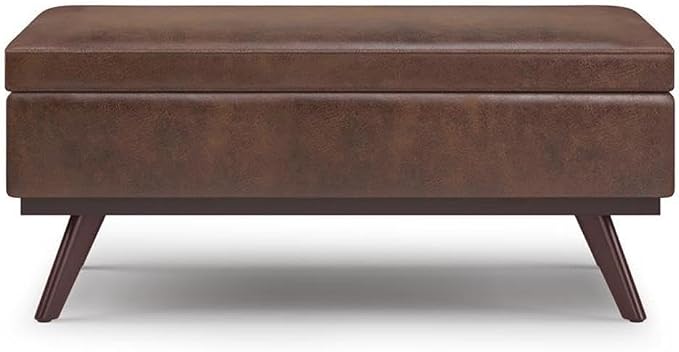 SIMPLIHOME Owen Lift Top Coffee Table Storage Ottoman - Image 5
