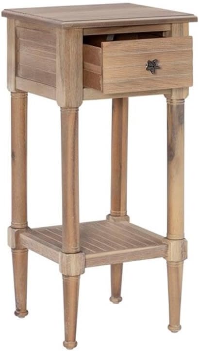Linon Styers Wood Accent Starfish Coastal Side Table in Natural - Image 4