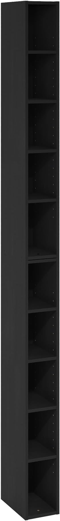 Furinno Fulda Book Shelf, 10-Tier Bookshelf, Space Saving Storage Shelf Bookcase - Image 5