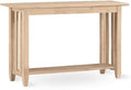 International Concepts Mission Unfinished Sofa Table by InternationalConcepts