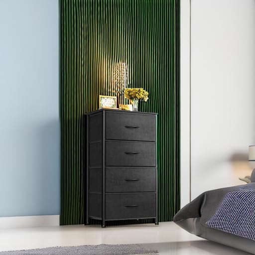 ODK Dresser for Bedroom with 4 Storage Drawers, Small Dresser Chest of Fabric - Image 5