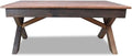 Rustic Coffee Table Handcrafted from Solid Mahogany Wood by Unknown