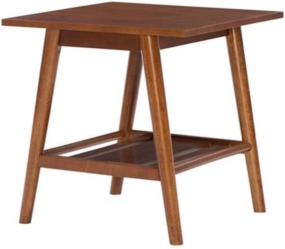 Linon Samantha Mid-Century Modern Living Room Wood Single Shelf End Table in - Image 5