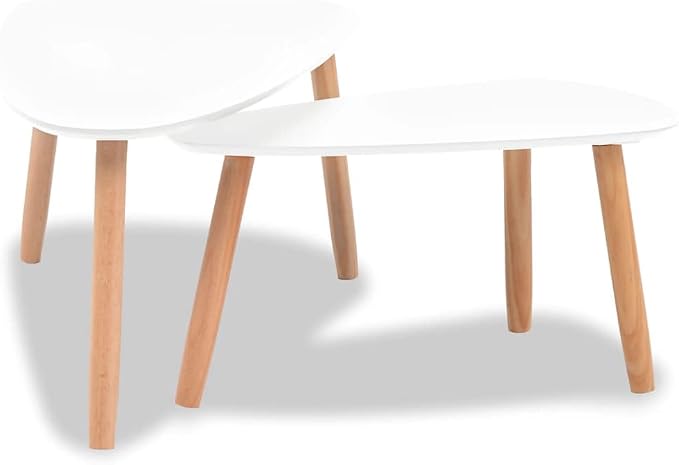 Scandinavian Style Coffee Table Set of 2 - Image 4