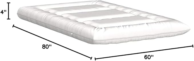 MAXYOYO Japanese Floor Futon Queen Size, Thicken Tatami Mat Sleeping Pad - Image 2