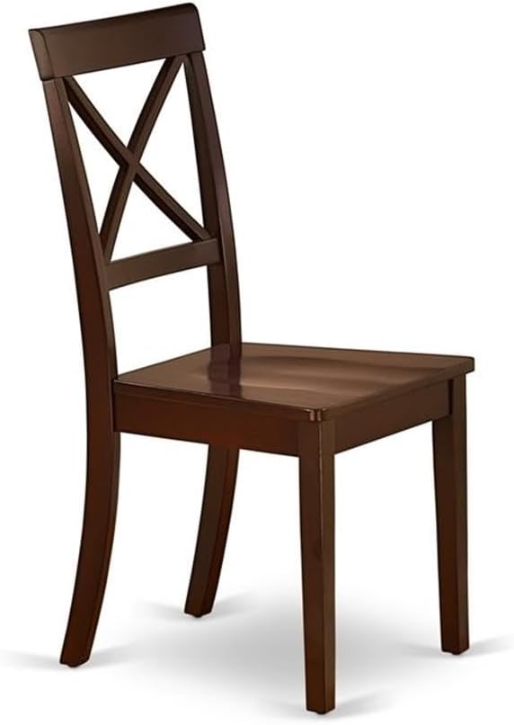East West Furniture BOC-MAH-W Boston Dining Chairs - Image 4