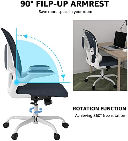 Ergonomic Office Chair, Comfort Swivel Home Office Task Chair, Breathable Mesh - Image 5