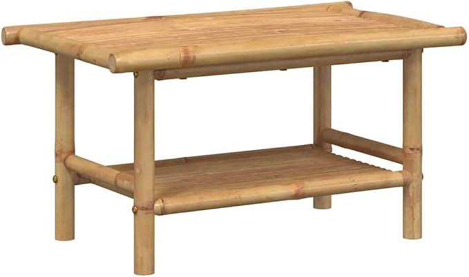 Natural Bamboo Coffee Table - Image 3