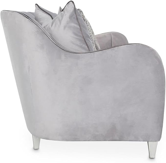 MICHAEL AMINI Roxbury Park 94" W Velvet Sofa in Steel Gray/Slate - Image 6
