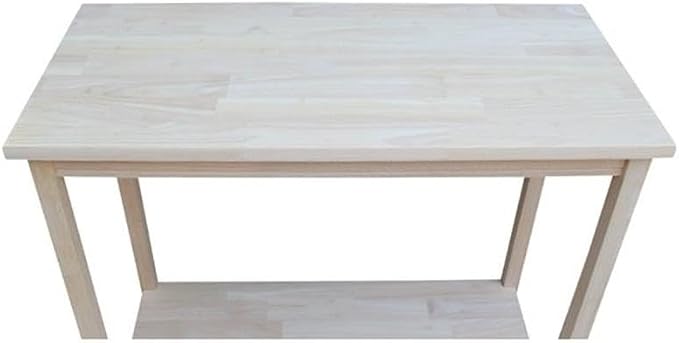 IC International Concepts, Portman Accent Table, Solid Real Wood, Sturdy - Image 8