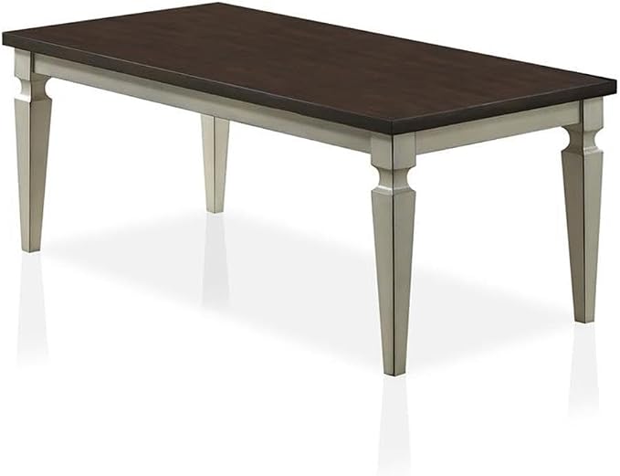 Bowery Hill 3-Piece Coffee Table Set, Antique White and Brown Finish, MDF and - Image 4