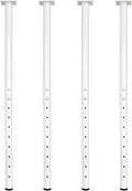 QLLY 24-40 inch Adjustable Metal Table Legs, Heavy Duty DIY Desk Legs by QLLY