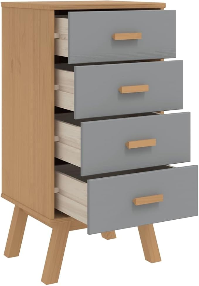 Scandinavian Style Bedside Cabinet - Image 6