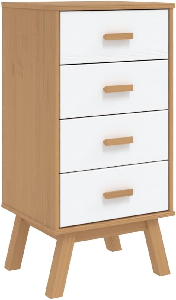Scandinavian Style Bedside Table by Unknown