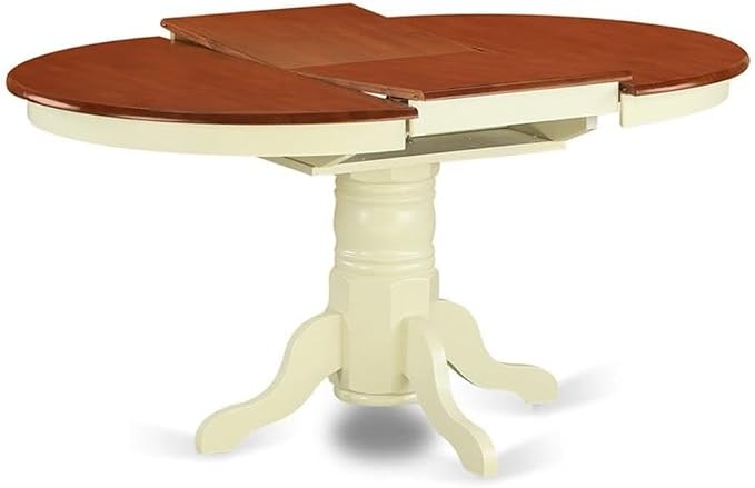 East West Furniture AVT-WHI-TP Avon Dining Table - Image 5