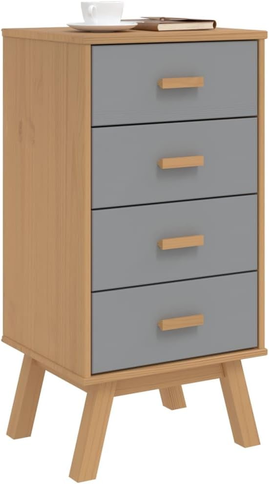 Scandinavian Style Bedside Cabinet - Image 4