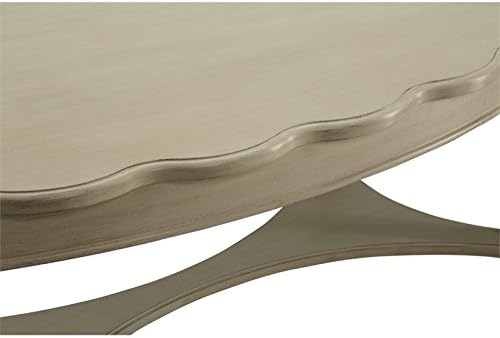 Acme Fordon Oval Coffee Table in Antique White - Image 9
