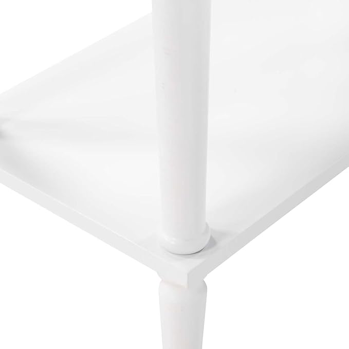 HomeStock Asian Allure Chairside Table, Compact & Stylish, Space-Saving Design - Image 4