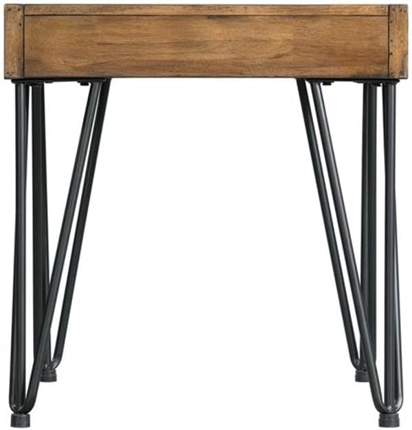 Pemberly Row Transitional Tanner 3PC Occasional Table Set, Light Walnut Finish - Image 8