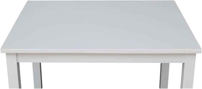 HomeStock Asian Aesthetics Table, Java Finish, Solid Hardwood, Ready to Assemble - Image 4